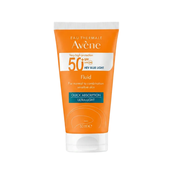 Avène Fluide SPF 50+ HEV Blue Light Peaux Sensibles 50 ml