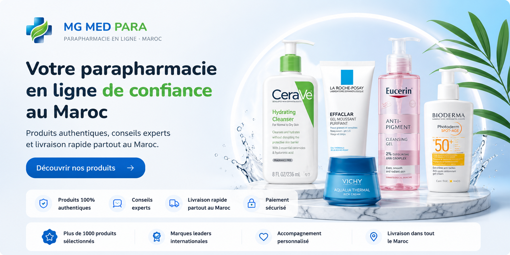 MG Med PARA — Votre parapharmacie en ligne de confiance au Maroc
